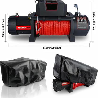 Winch Cover for 10,000–14,500 LBS Electric Winches