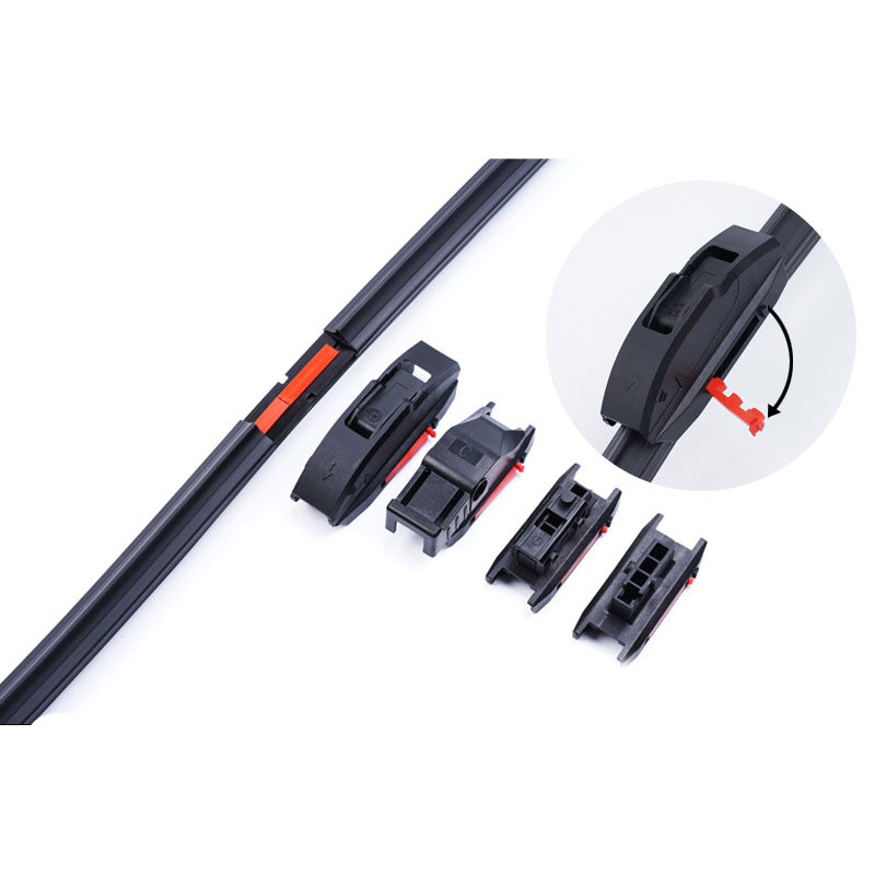 Silent Four-Layer Rubber Strip Windshield Wipers for Car