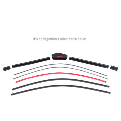 Silent Four-Layer Rubber Strip Windshield Wipers for Car