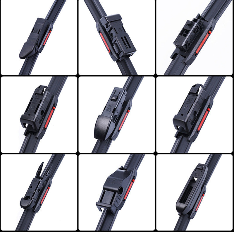 Silent Four-Layer Rubber Strip Windshield Wipers for Car